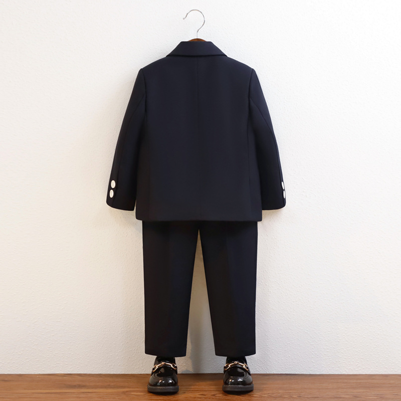 Boys' plus size Suit Chubby Kids Plus Size Plus Size Wedding Birthday Dress Children's Host Speech Piano Performance Dress