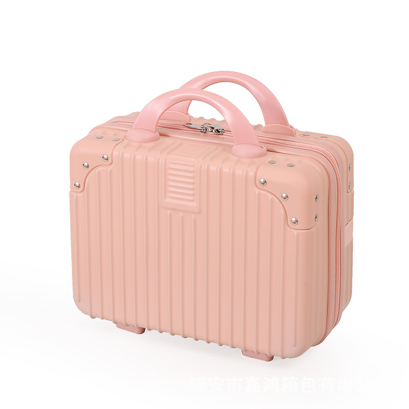 Hand luggage 14 inch makeup box holiday gift small mini travel password box storage bag wholesale