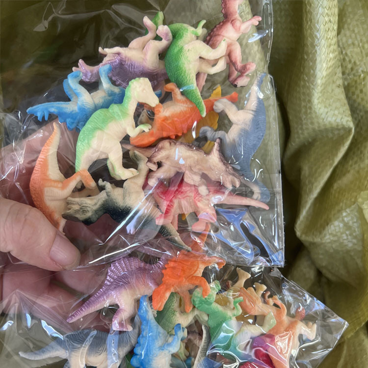 Small Dinosaur Toys Children's Zoo Model Small Size Boys and Girls Cognitive Dinosaur Figurines Bulk Wholesale Glow-In-The-Dark