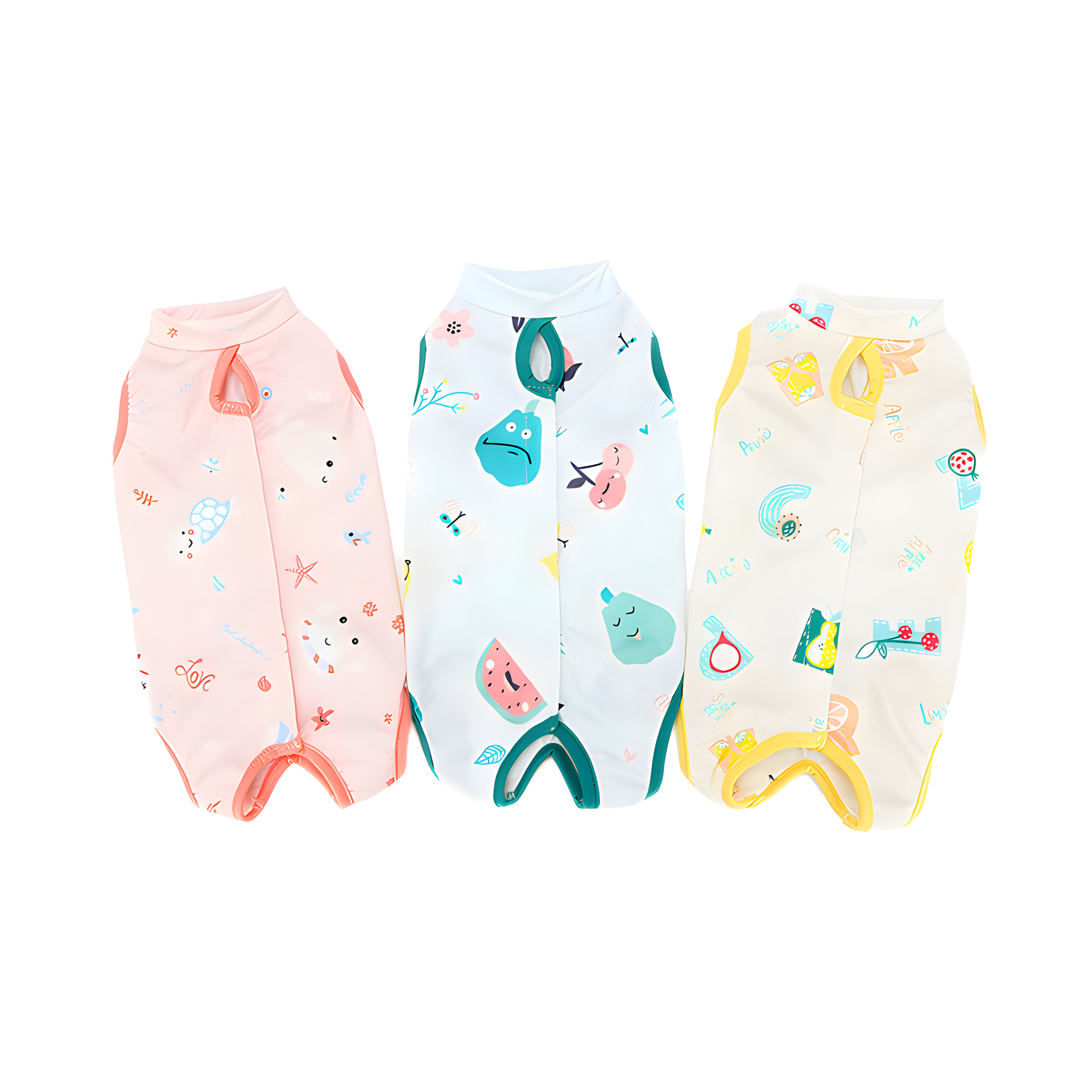 Cat Clothes Cat Sterilization Clothing Surgical Clothing Weaning Clothing Spring and Summer Clothing Thin Kitten Anti-Licking Anti-Hair-Licking Four-Leg Clothing