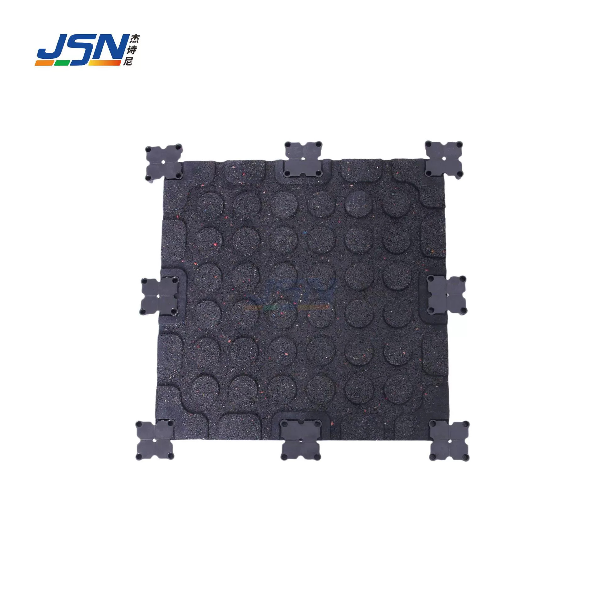 Special Interlocking Rubber Floor Mats for Gyms, Anti-Seismic, Non-Slip Floor Interlocking System, Anti-Slip and Wear-Resistant Interlocking System