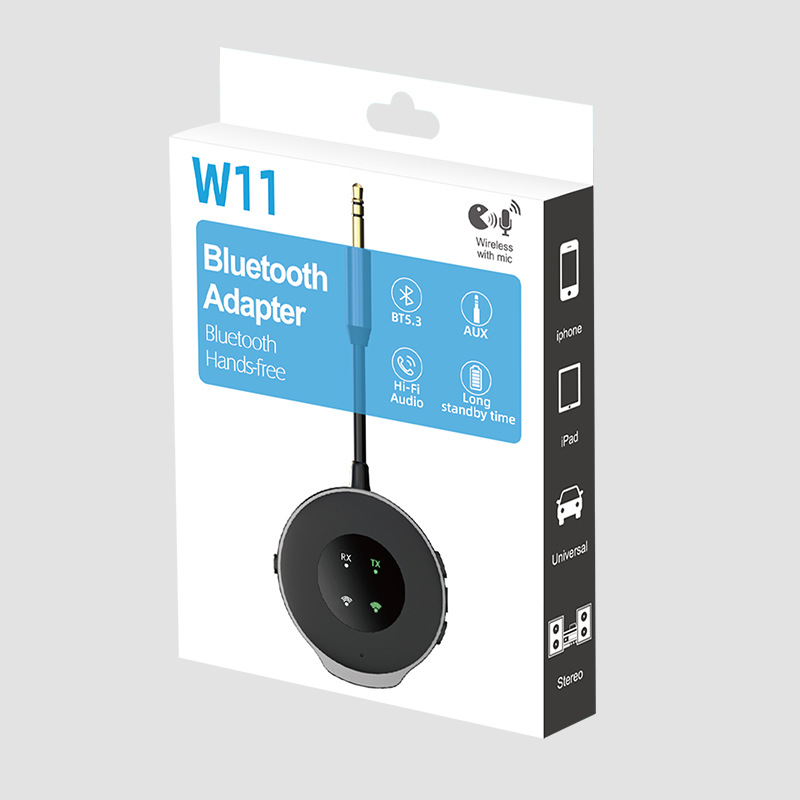 Customized Car Fm Bluetooth 5.3 Transmitter Receiver Car Audio Connection Wireless Call Adapter Wholesale