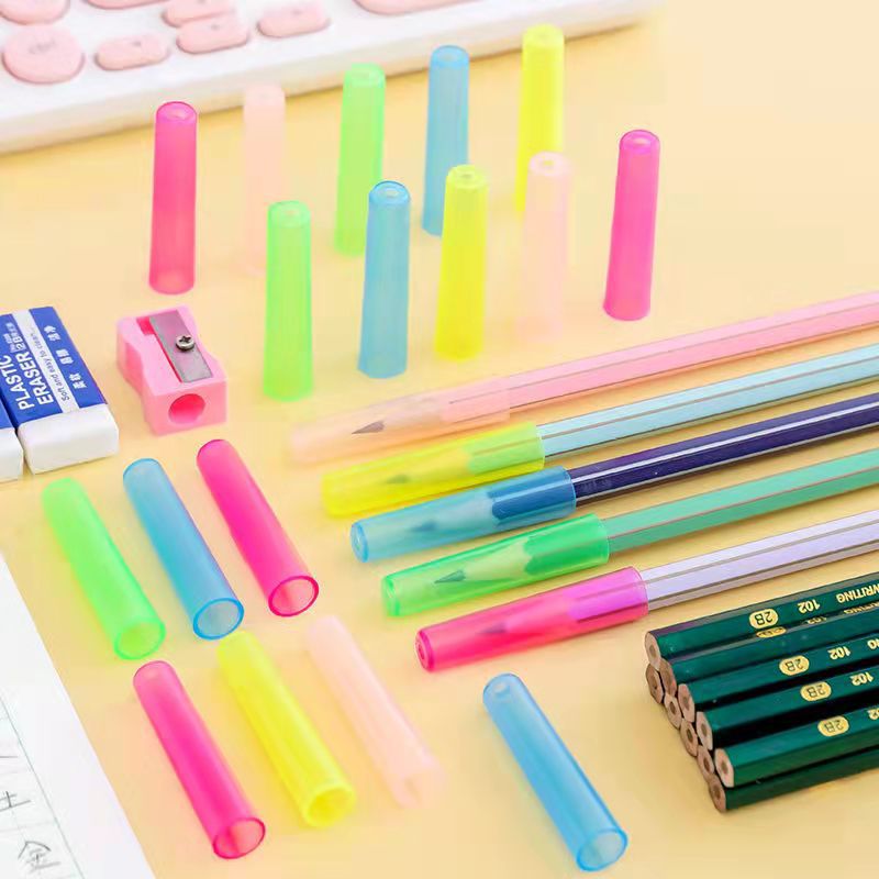 Pencil cap protective cover pencil tip protective cover transparent special material upgrade not easy to break not easy to step on