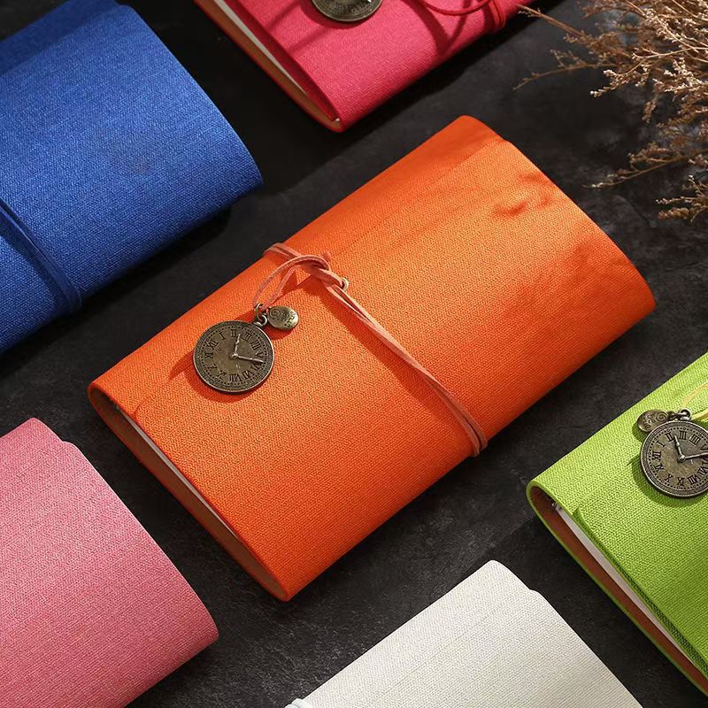 A6 loose-leaf strap creative hand ledger retro notebook student hand gift notepad factory wholesale