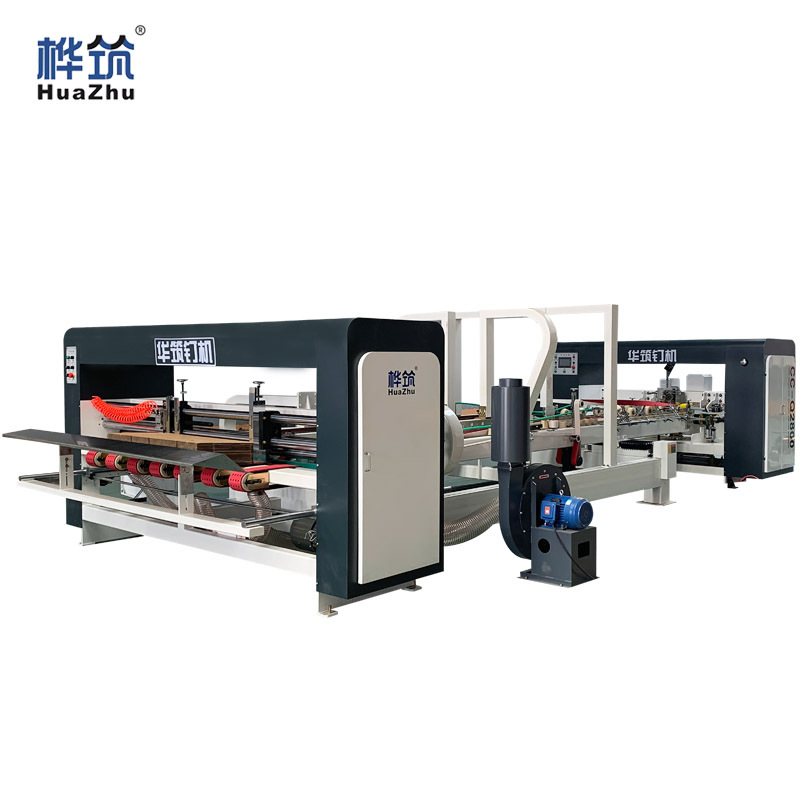 Customized High-Speed Nail Box Machine Carton Factory Fully Automatic Nail and Glue All-In-One Machine Semi-Finished Carton Box Forming Equipment