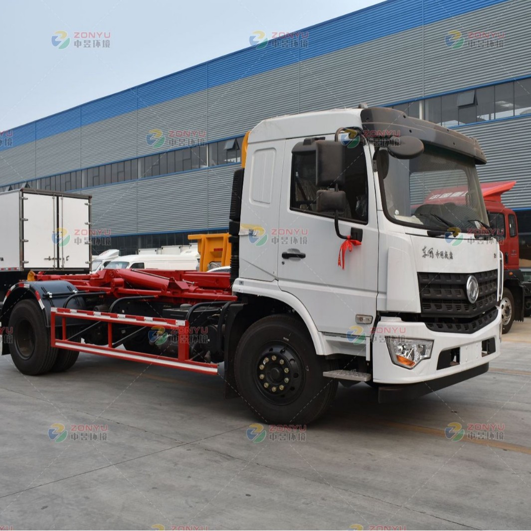 Dongfeng Special-Purpose Single-Bridge Hook Arm Garbage Truck Garbage Truck Hook Arm Garbage Truck Removable Garbage Truck Manufacturer