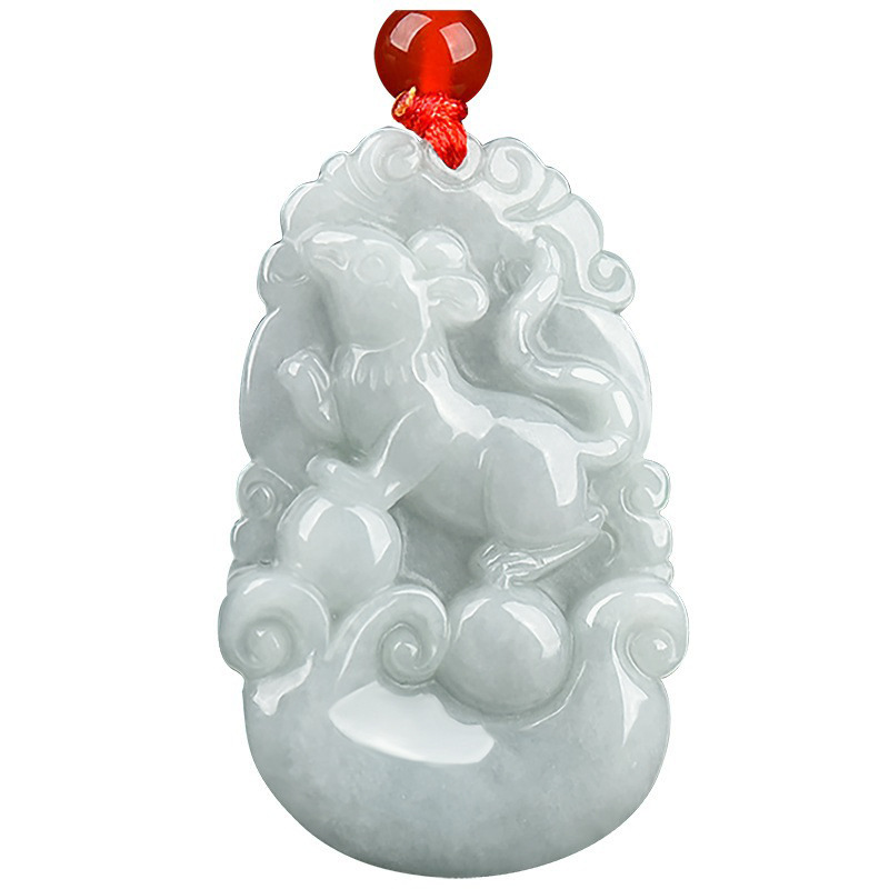 Myanmar a natural jade jade pendant 12 zodiac pendant 12 zodiac pig pendant Jade direct wholesale