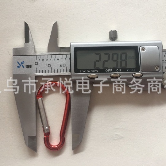 Gourd Type No. 5 Outdoor Safety Spring Hook Climbing Water Kettle Backpack Hanging Buckle LED Light Buckle Aluminum Alloy Carabiner