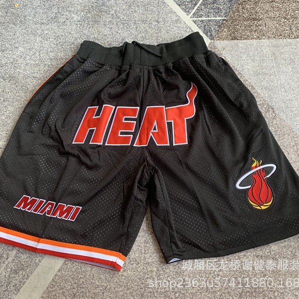 Foreign Trade Pants Wholesale Warriors Lakers 76ers Heat Raptors Magic Pocket Dense Embroidered Shorts Retro Basketball Pants Tide
