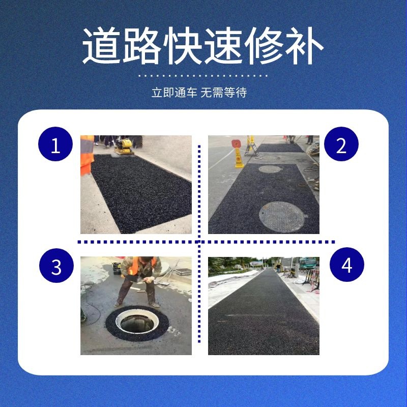 Asphalt Cold Patching Material Municipal Highway Repair Pothole Filling Cold Patching Material Manufacturer Pavement Patching Material Asphalt Sand