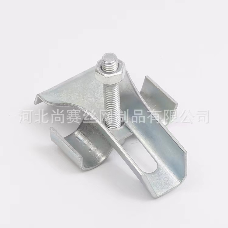 Customized Steel Grating Fixing Clips Simple Stair Tread Plate Installation Clips Galvanized Steel Grating Plate Installation Clips