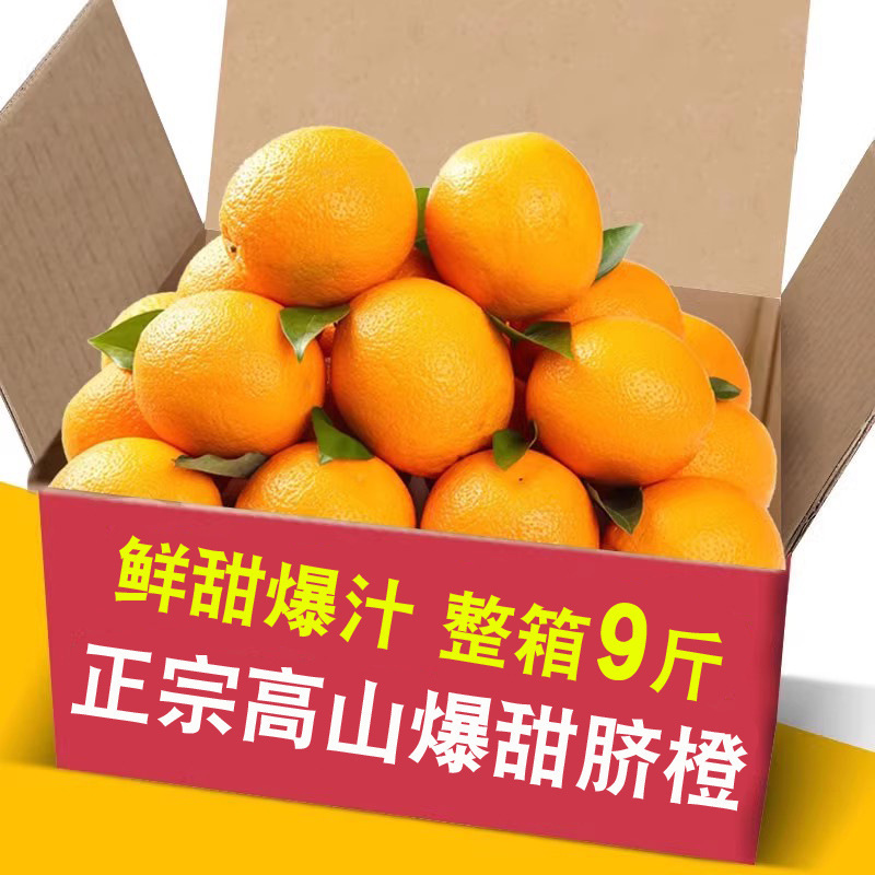 Orange Jiangxi Gannan Variety Navel Orange 5kg Fresh Fruit Seasonal Whole Box Authentic Juicing Jelly Orange Rock Sugar Sweet
