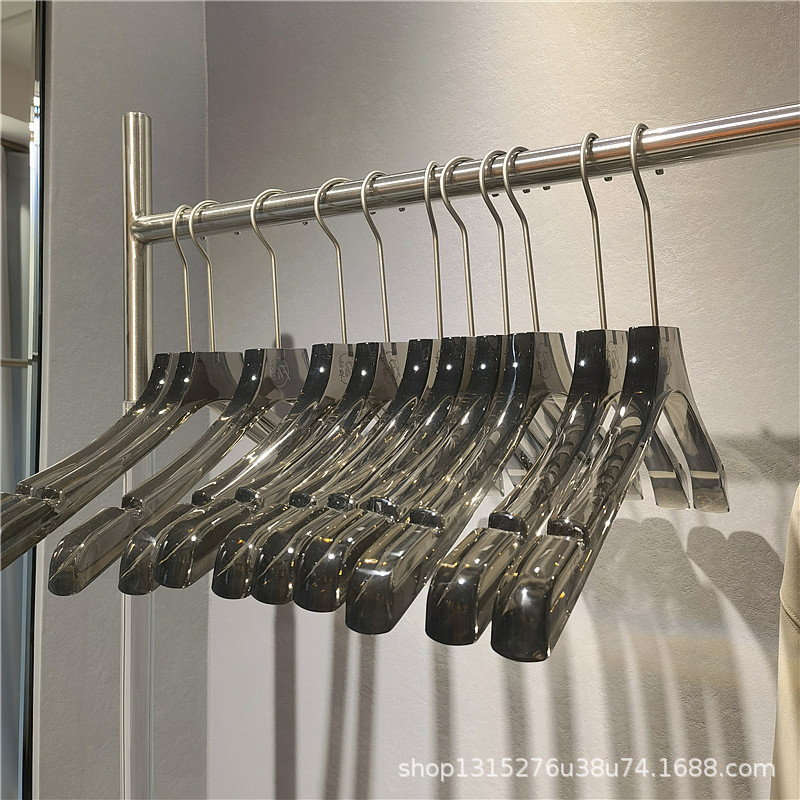 Прозрачные акриловые вешалки для одежды оптом