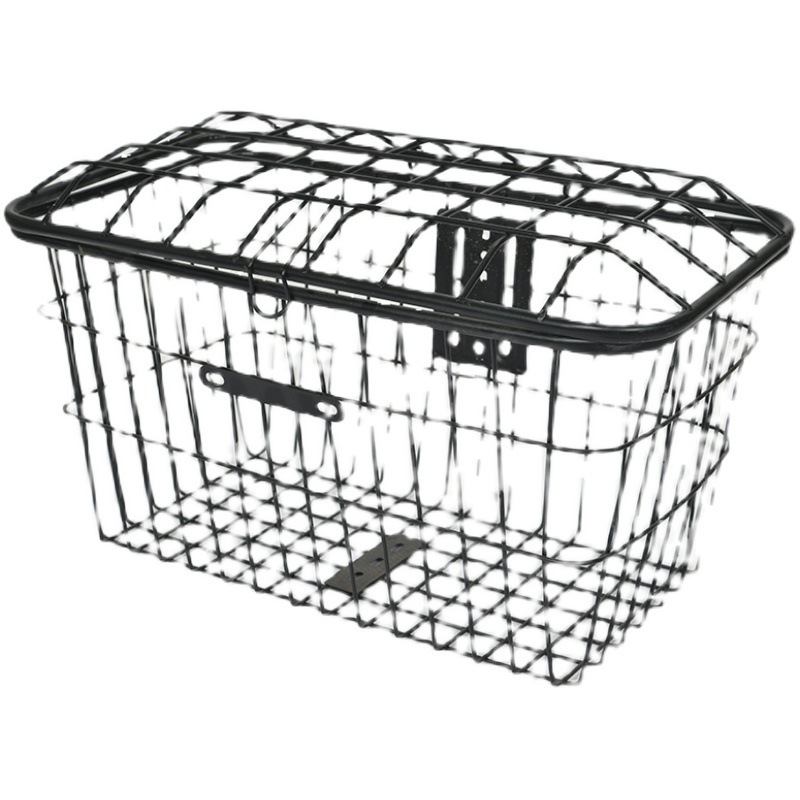 Bicycle Electric Vehicle Rear Basket, Front Basket, Thickened and Reinforced, Heavy-Duty, Universal for Front and Rear