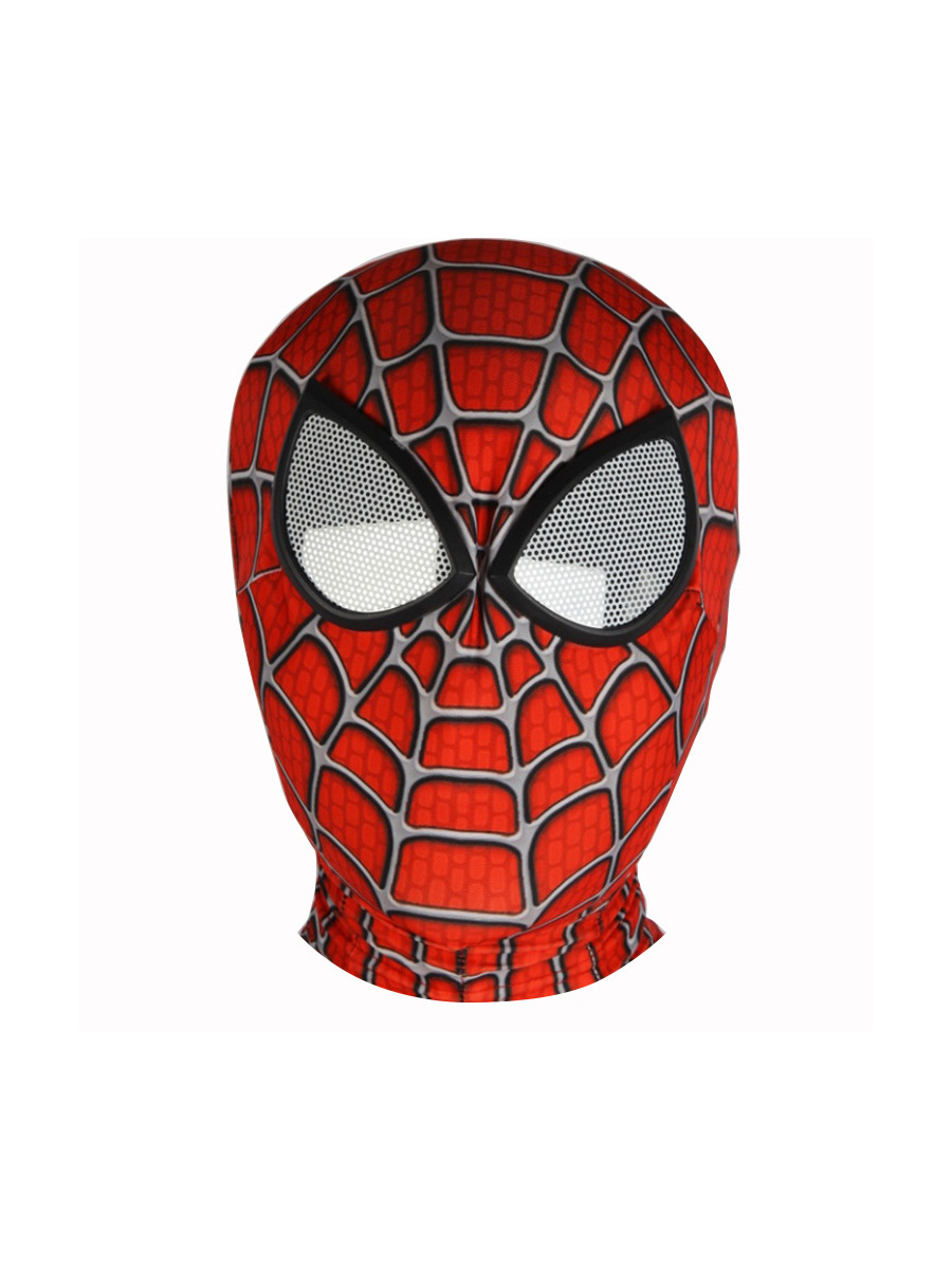 Halloween Headgear for Kidsren and Adults Anime Jumpsuit Bodysuit Spider Mask Mask Milk Silk Fabric