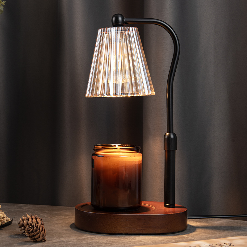 Cross-border Lifting Aroma Lamp Adjustable Height Melt Wax Lamp Melt Candle Lamp Timing Dimming Table Lamp Household Atmosphere Lamp