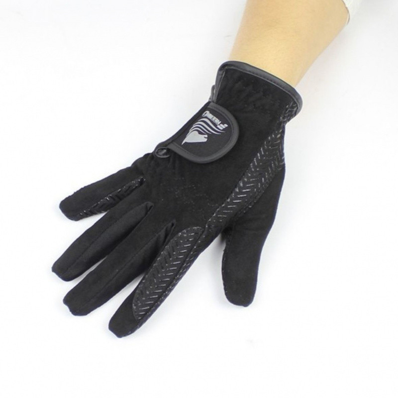 T1M Equestrian Gloves Suede Gloves Four Seasons Adult Unisex Wear-Resistant Anti-Slip Protection