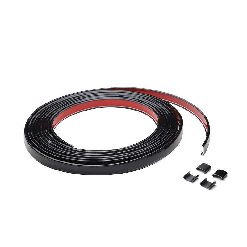 Extruded Profile Digital Handwriting Board Decorative Painting Wooden Board U-Shaped Edge Strip Electroplating Glossy 9 mm Self-Adhesive Edge Strip