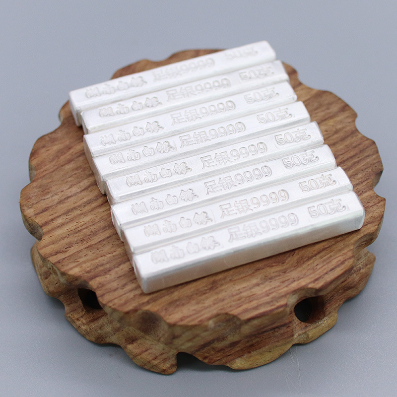 Pure Silver 99.99% Investment Bullion Custom-Made Pure Silver National Standard No. 1 Silver Raw Material China's Silver Capital Hunan High Purity Silver