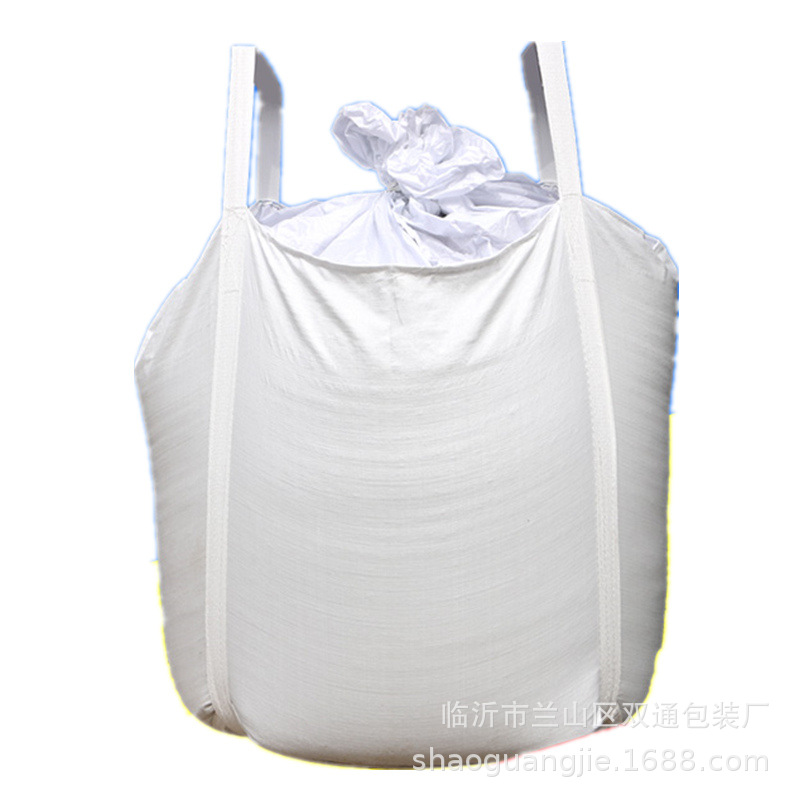 Load-bearing 1 Ton 1.5 Ton in Stock, Two Hanging Pocket Bottom Can Zipper Ton Bag, Collection Bag, Ton Bag