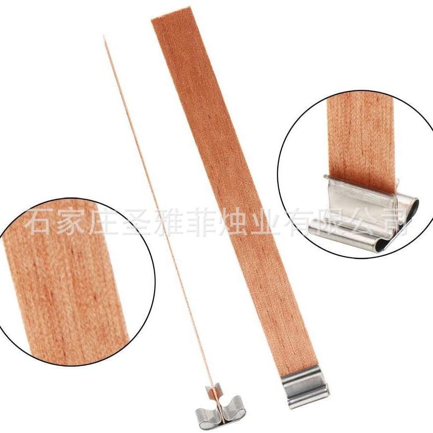 Wax Wick Log Wick Wooden Wick Candle Wooden Wick DIY Aromatherapy Candle Wooden Chip Home Handmade Base