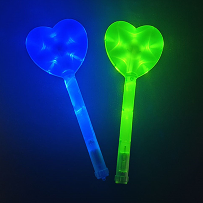 Large LED heart-shaped light stick love light stick light stick concert cheer props light card logo production