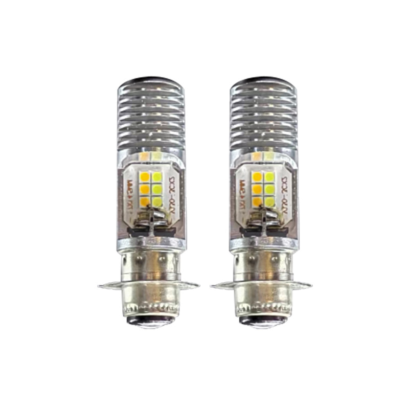 Amazon Motorcycle Spotlight Fishbone Six-Bead Car Headlight High-Brightness Built-In Led Car Headlight Modified Bulb