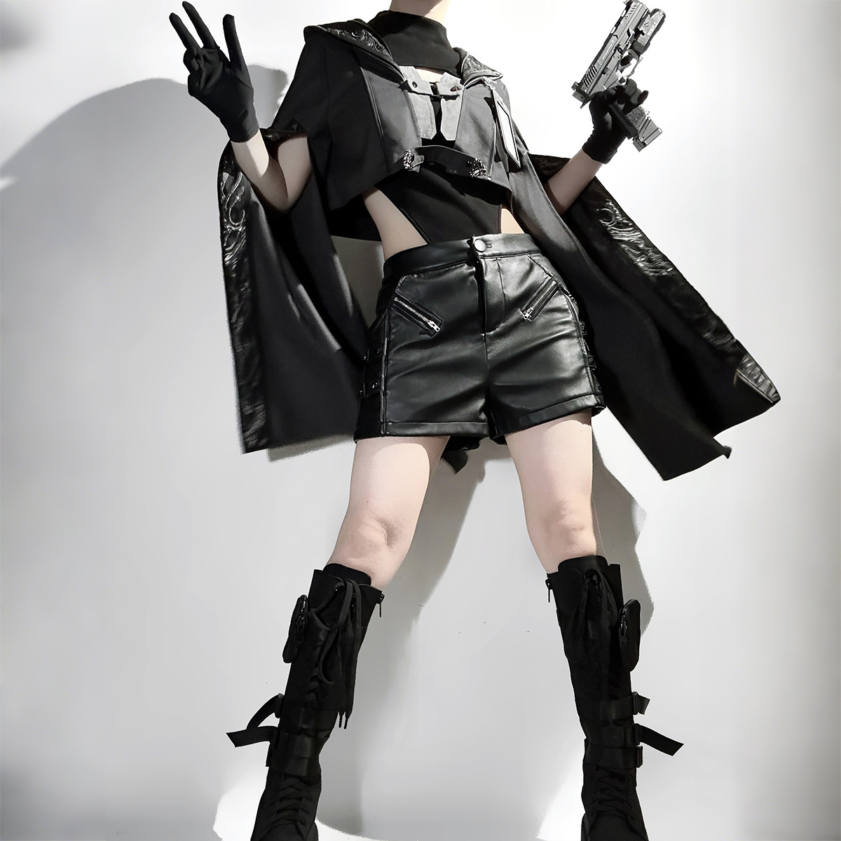 Оригинальный топ Lolita от Xiong Doujiang, женский, шорты, повседневный комплект 7278