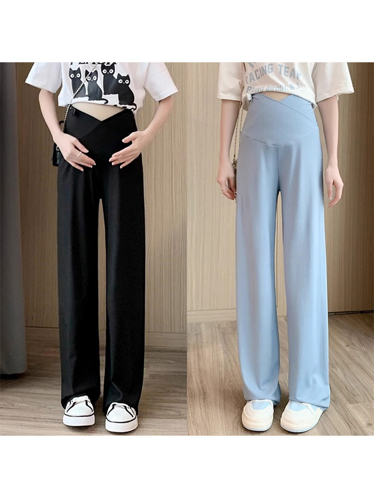 Maternity Safety Pants and Underwear Two-In-One Belly-Controlling Boxer Briefs for Pregnant Women during Pregnancy, Belly-Supporting High-Waisted Large Size Seamless Antibacterial