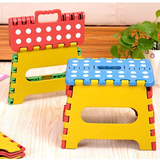 Пластиковый табурет для детей, складной, портативный