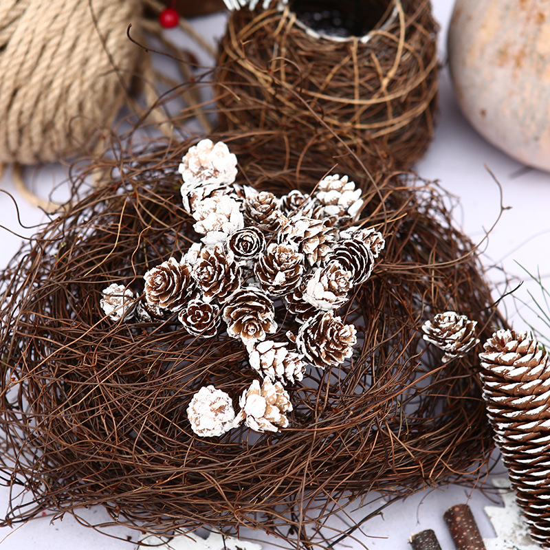 Christmas Pinecone Small Pinecone Pinecone Pinecone Pinecone Flower Larch Mini Pine Dried Flower Christmas Decoration