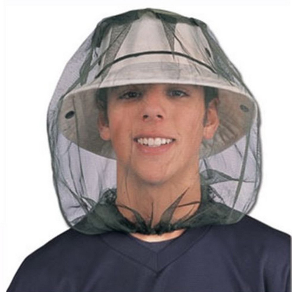 Anti-Mosquito Mask, Full Face Anti-Mosquito Hood, Insect-Proof Gauze, Office Anti-Mosquito Cover, Hat, Men's New Windproof Veil