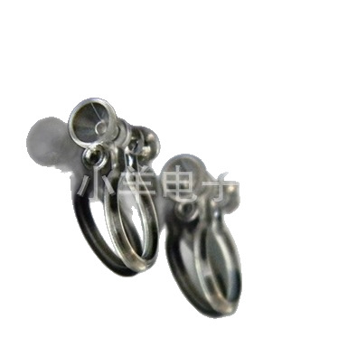 Transparent Environmentally Friendly Resin Ear Clip Plastic U-Shaped Non-Pierced Invisible Fake Earrings Accessories Hanging Hole Jewelry Material Trendy