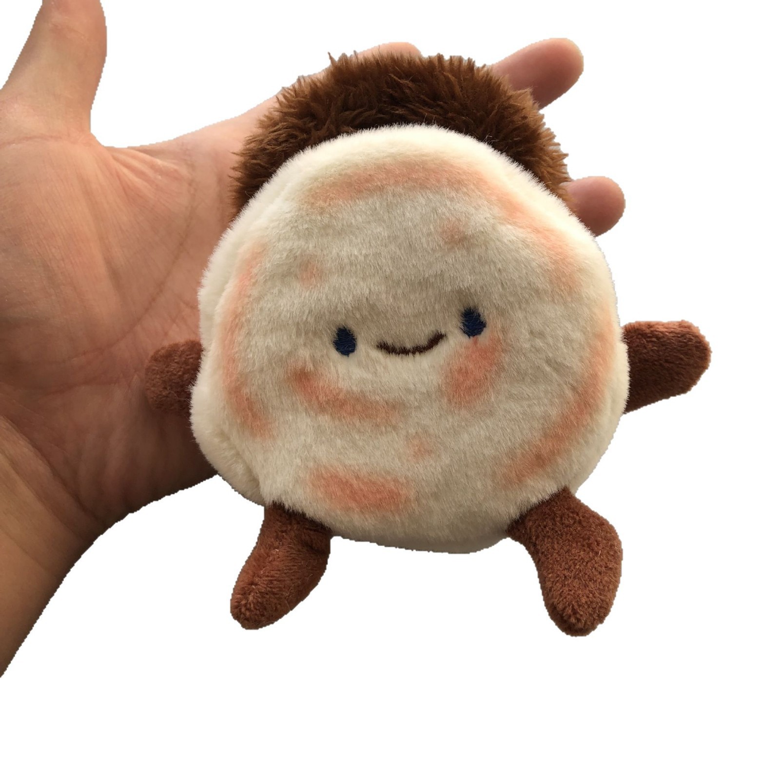 Creative Cartoon Toast Bread Burger Coin Purse Stuffed Fruit Capibala Capybara Pendant Coin Storage Bag