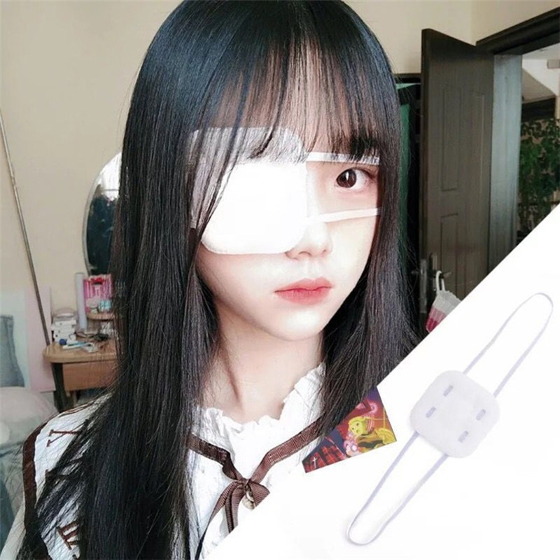 One-eyed blindfold in the second disease cartoon secondary element cos props animation blindfold cute Japanese role-playing blindfold
