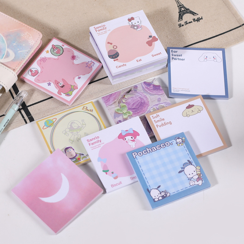 Factory wholesale cartoon post-it notes series office cute n times creative post-it notes