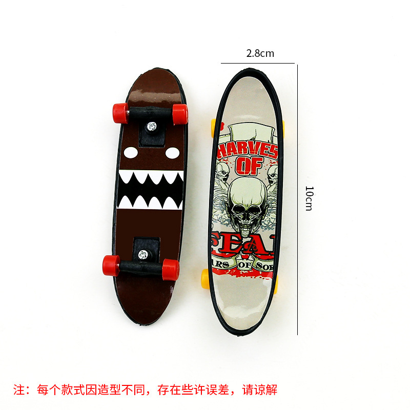 Finger Scooter Creative Mini Fingertip Skateboard Thumb Toy Desktop Small Toy Turtle Skateboard Toy Wholesale