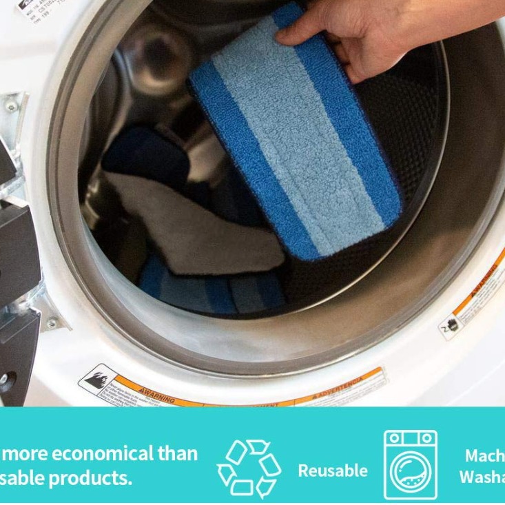 Cross-border manufacturers directly supply wholesale absorbent flat mop replacement cloth sticky mop head spray mop cloth