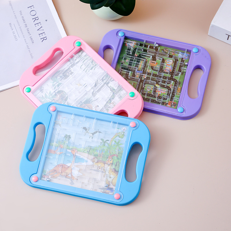 Children's balance ball board handheld game track maze flat ball toy educational focus training kindergarten