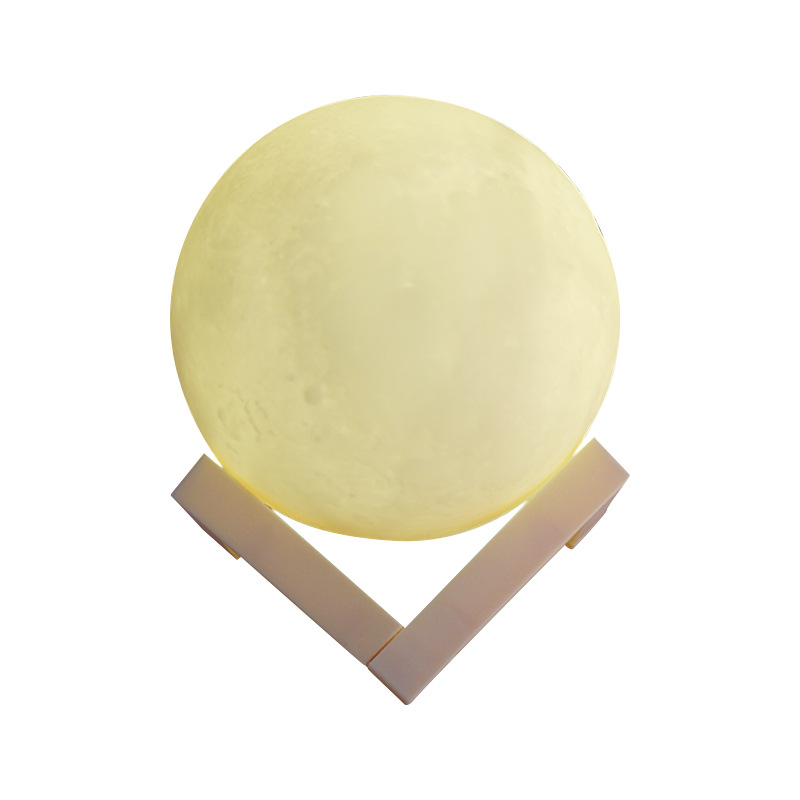 DIY Hand-Painted Graffiti Moon Lamp Creative Night Light Bedroom Bedside Atmosphere Lamp as a Birthday Gift for Best Friend