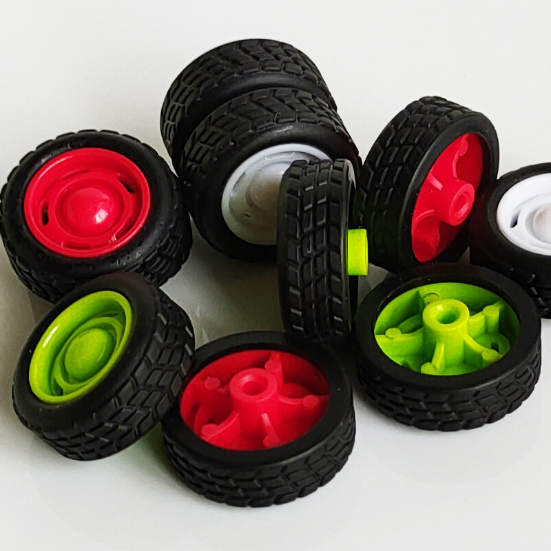 1820mm Plastic Wheels, Injection-Molded Wheels, Toy Car Tire Accessories, Bulk Wholesale, Soft Wheels, Leather Wheels, Mini Ultra-Light