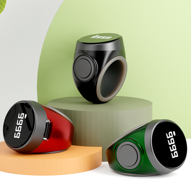 Умное кольцо S9, водонепроницаемое, сенсорная кнопка, счетчик, зарядка, светящийся экран, цифровой дисплей