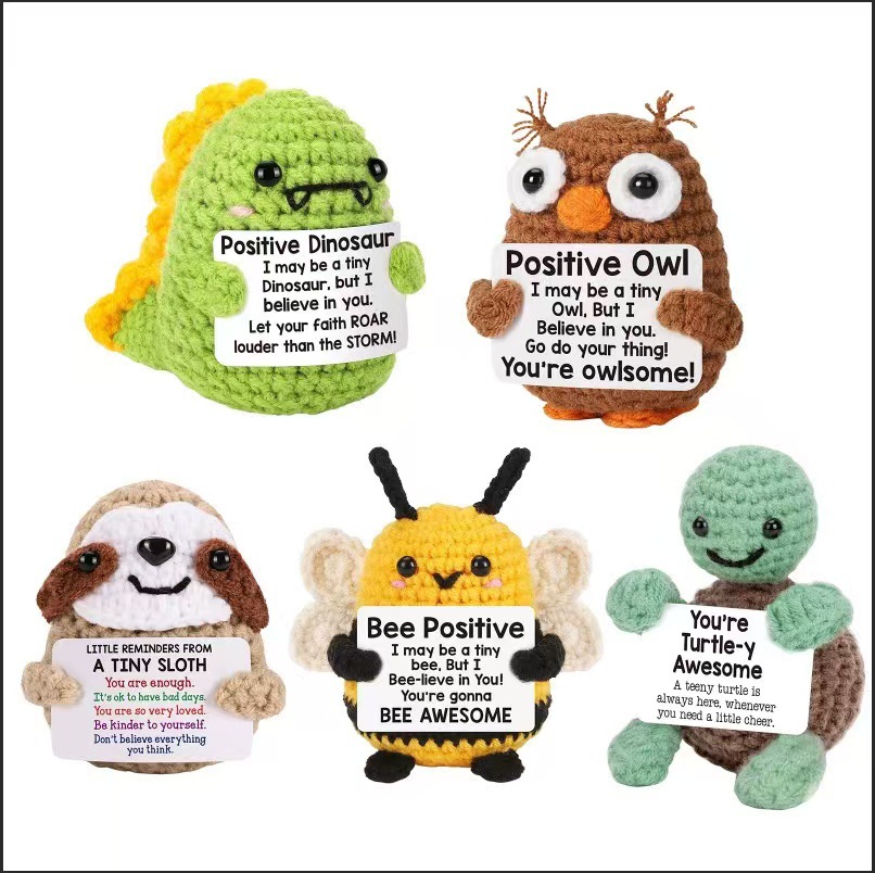 Кросс-бордерный новый продукт, вязаная выдра, положительные подарки, вязаная игрушка