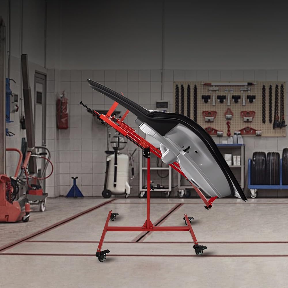 Car sheet spray repair cart engine hood body door panel Fender movable adjustable angle spray paint bracket