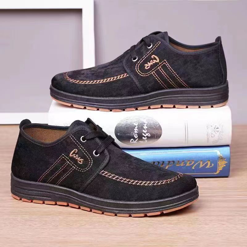 2025 Middle-Aged and Elderly Walking Shoes, Old Beijing Cloth Shoes, Men's Casual Versatile Shoes, Comfortable and Breathable Sports Shoes