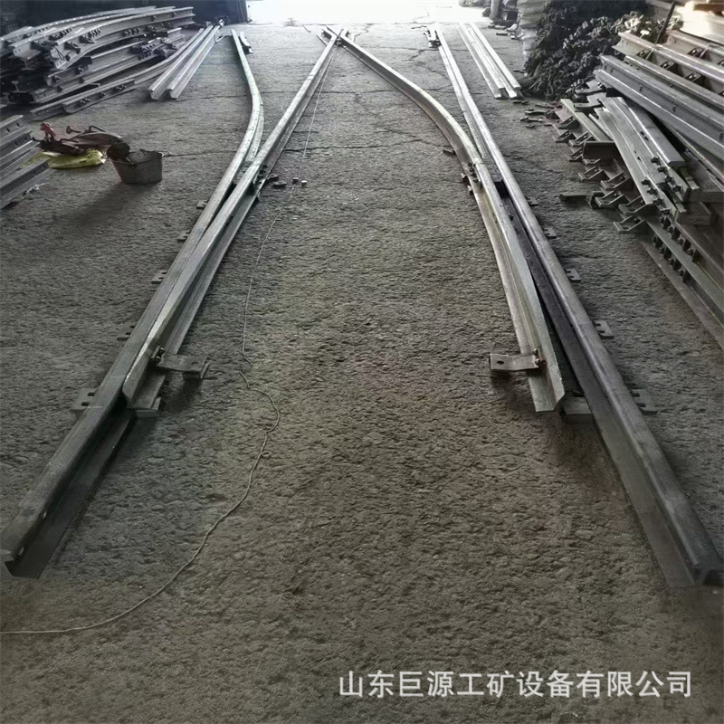 Cross-crossing turnout factory direct laying convenient symmetrical mine double-opening compound intersection turnout