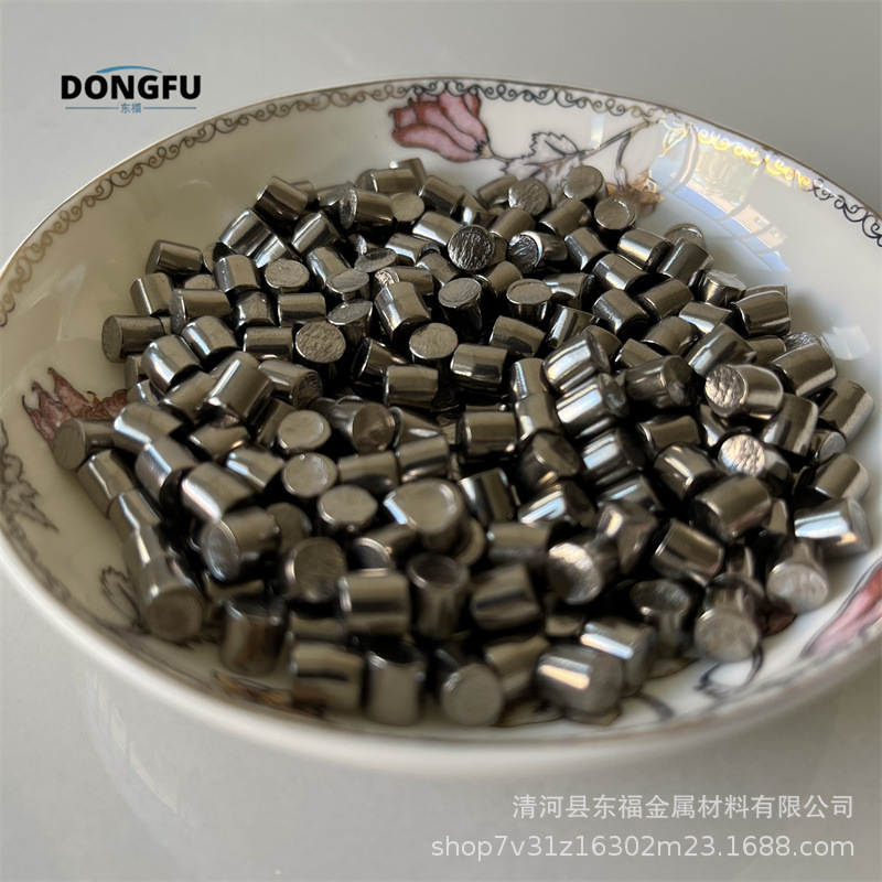 High Purity Tin Particles 6*6mm Tin Cylinder Evaporation Smelting Scientific Research Experiment Tin Segment Sn Metal Tin Particles