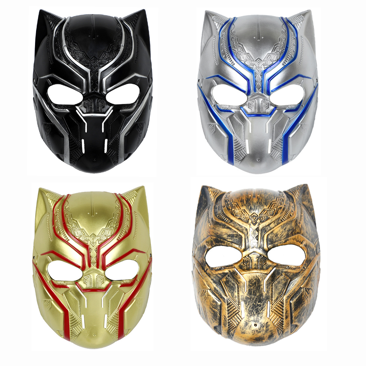 Halloween Mask Spider-Man Hulk Batman Captain America Dress up Props Kindergarten Activity Supplies