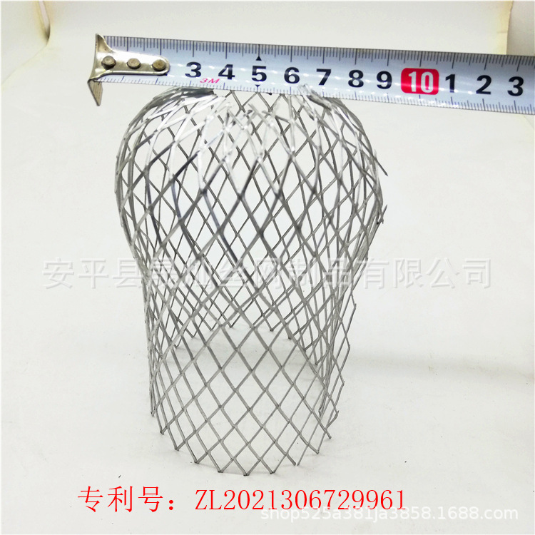 Cross-border gutter guard net 3 inch expanded aluminum filter filter Net anti-clogging leaf debris eave cover