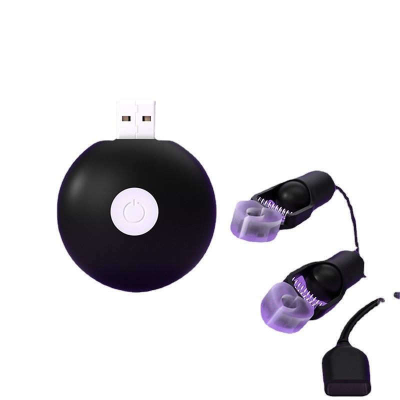 Galaku Peach Breast Clip Rechargeable Female Vibrating Breast Massager Adult Sex Products